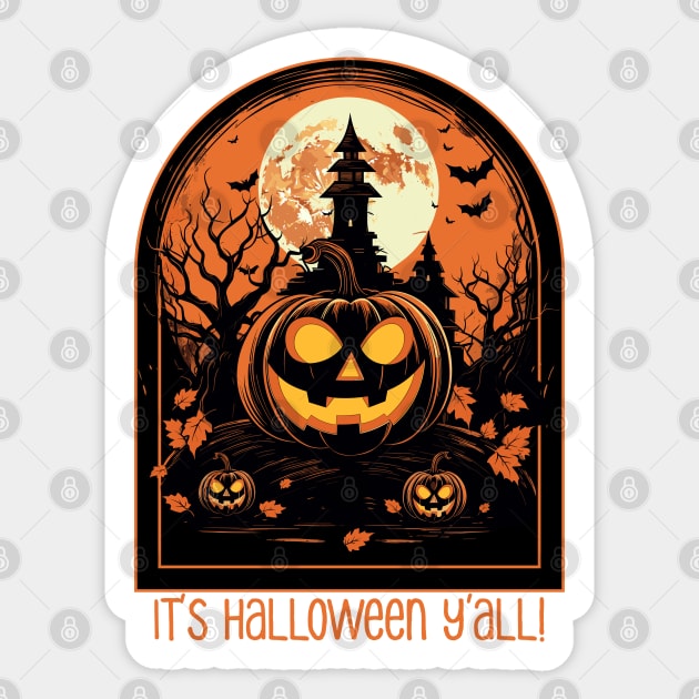 It's Halloween Y'all Sticker by Atomic Blizzard